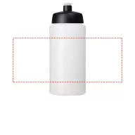   Baseline® Plus 500 ml bottle with sports lid, HDPE Plastic, PP Plastic, Transparent, solid black
