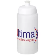   Baseline® Plus 500 ml bottle with sports lid, HDPE Plastic, PP Plastic, Transparent,White