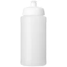 Baseline® Plus 500 ml bottle with sports lid, HDPE Plastic, PP Plastic, Transparent,White