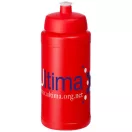 Baseline® Plus 500 ml bottle with sports lid, HDPE Plastic, PP Plastic, Red