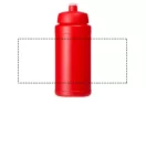 Baseline® Plus 500 ml bottle with sports lid, HDPE Plastic, PP Plastic, Red