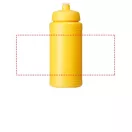 Baseline® Plus 500 ml bottle with sports lid, HDPE Plastic, PP Plastic, Yellow