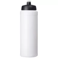   Baseline® Plus grip 750 ml sports lid sport bottle, HDPE Plastic, PP Plastic, White, solid black