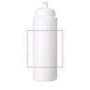 Baseline® Plus grip 750 ml sports lid sport bottle, HDPE Plastic, PP Plastic, White