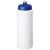 Baseline® Plus grip 750 ml sports lid sport bottle, HDPE Plastic, PP Plastic, White,Blue