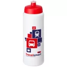 Baseline® Plus grip 750 ml sports lid sport bottle, HDPE Plastic, PP Plastic, White,Red  