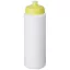 Baseline® Plus grip 750 ml sports lid sport bottle, HDPE Plastic, PP Plastic, White,Lime  
