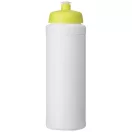 Baseline® Plus grip 750 ml sports lid sport bottle, HDPE Plastic, PP Plastic, White,Lime  