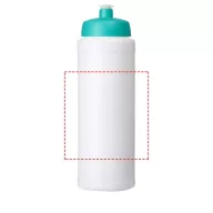   Baseline® Plus grip 750 ml sports lid sport bottle, HDPE Plastic, PP Plastic, White,Aqua