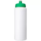 Baseline® Plus grip 750 ml sports lid sport bottle, HDPE Plastic, PP Plastic, White,Green  