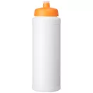 Baseline® Plus grip 750 ml sports lid sport bottle, HDPE Plastic, PP Plastic, White,Orange  