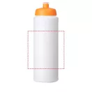 Baseline® Plus grip 750 ml sports lid sport bottle, HDPE Plastic, PP Plastic, White,Orange  