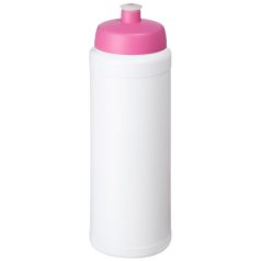   Baseline® Plus grip 750 ml sports lid sport bottle, HDPE Plastic, PP Plastic, White,Pink  