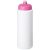 Baseline® Plus grip 750 ml sports lid sport bottle, HDPE Plastic, PP Plastic, White,Pink  