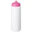 Baseline® Plus grip 750 ml sports lid sport bottle, HDPE Plastic, PP Plastic, White,Pink  