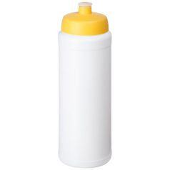   Baseline® Plus grip 750 ml sports lid sport bottle, HDPE Plastic, PP Plastic, White,Yellow  
