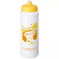   Baseline® Plus grip 750 ml sports lid sport bottle, HDPE Plastic, PP Plastic, White,Yellow  