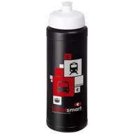   Baseline® Plus grip 750 ml sports lid sport bottle, HDPE Plastic, PP Plastic,  solid black,White