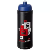   Baseline® Plus grip 750 ml sports lid sport bottle, HDPE Plastic, PP Plastic,  solid black,Blue