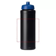   Baseline® Plus grip 750 ml sports lid sport bottle, HDPE Plastic, PP Plastic,  solid black,Blue
