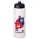 Baseline® Plus grip 750 ml sports lid sport bottle, HDPE Plastic, PP Plastic, Transparent, solid black