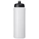 Baseline® Plus grip 750 ml sports lid sport bottle, HDPE Plastic, PP Plastic, Transparent, solid black