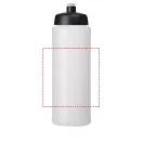 Baseline® Plus grip 750 ml sports lid sport bottle, HDPE Plastic, PP Plastic, Transparent, solid black