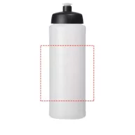   Baseline® Plus grip 750 ml sports lid sport bottle, HDPE Plastic, PP Plastic, Transparent, solid black