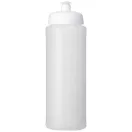 Baseline® Plus grip 750 ml sports lid sport bottle, HDPE Plastic, PP Plastic, Transparent,White