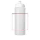 Baseline® Plus grip 750 ml sports lid sport bottle, HDPE Plastic, PP Plastic, Transparent,White