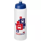 Baseline® Plus grip 750 ml sports lid sport bottle, HDPE Plastic, PP Plastic, Transparent,Blue