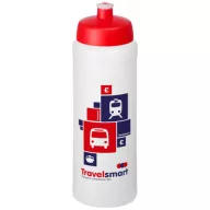   Baseline® Plus grip 750 ml sports lid sport bottle, HDPE Plastic, PP Plastic, Transparent,Red  