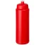 Baseline® Plus grip 750 ml sports lid sport bottle, HDPE Plastic, PP Plastic, Red