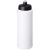Baseline® Plus 750 ml bottle with sports lid, HDPE Plastic, PP Plastic, White, solid black