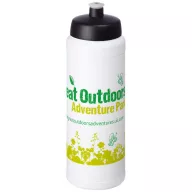   Baseline® Plus 750 ml bottle with sports lid, HDPE Plastic, PP Plastic, White, solid black