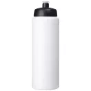 Baseline® Plus 750 ml bottle with sports lid, HDPE Plastic, PP Plastic, White, solid black