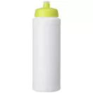 Baseline® Plus 750 ml bottle with sports lid, HDPE Plastic, PP Plastic, White,Lime  