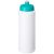 Baseline® Plus 750 ml bottle with sports lid, HDPE Plastic, PP Plastic, White,Aqua