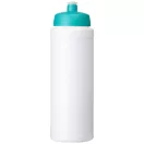 Baseline® Plus 750 ml bottle with sports lid, HDPE Plastic, PP Plastic, White,Aqua
