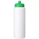 Baseline® Plus 750 ml bottle with sports lid, HDPE Plastic, PP Plastic, White,Green  