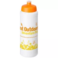   Baseline® Plus 750 ml bottle with sports lid, HDPE Plastic, PP Plastic, White,Orange  
