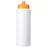   Baseline® Plus 750 ml bottle with sports lid, HDPE Plastic, PP Plastic, White,Orange  