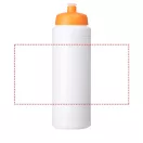 Baseline® Plus 750 ml bottle with sports lid, HDPE Plastic, PP Plastic, White,Orange  
