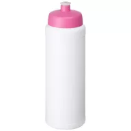   Baseline® Plus 750 ml bottle with sports lid, HDPE Plastic, PP Plastic, White,Pink  