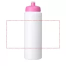 Baseline® Plus 750 ml bottle with sports lid, HDPE Plastic, PP Plastic, White,Pink  