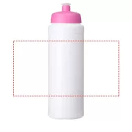   Baseline® Plus 750 ml bottle with sports lid, HDPE Plastic, PP Plastic, White,Pink  