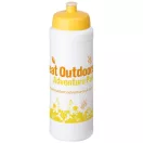 Baseline® Plus 750 ml bottle with sports lid, HDPE Plastic, PP Plastic, White,Yellow  