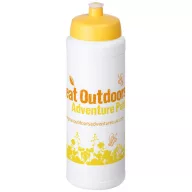   Baseline® Plus 750 ml bottle with sports lid, HDPE Plastic, PP Plastic, White,Yellow  