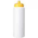 Baseline® Plus 750 ml bottle with sports lid, HDPE Plastic, PP Plastic, White,Yellow  