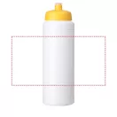 Baseline® Plus 750 ml bottle with sports lid, HDPE Plastic, PP Plastic, White,Yellow  